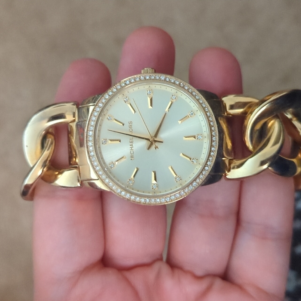 Michael kors women's watch gold